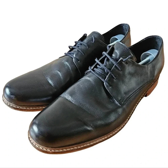 Airborn Argentinian Men's Formal Classy Leather Black Shoes Size EU 45 US 12. - Picture 6 of 13